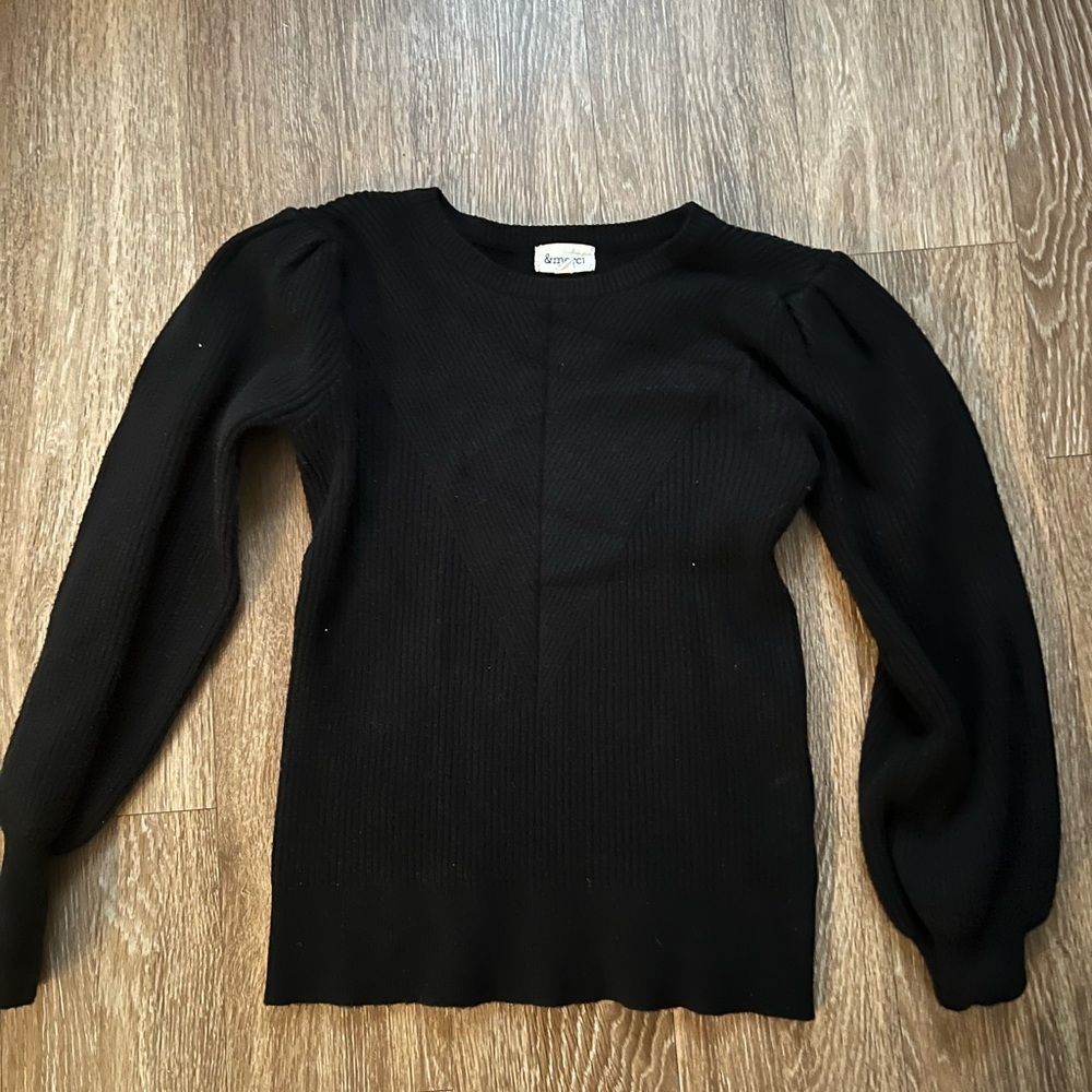 Black Crew Neck Sweater